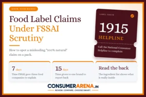 Misleading Food Labels: What FSSAI’s Action on “100% Natural” Claims Means for You 25 Misleading Food Labels: What FSSAI’s Action on “100% Natural” Claims Means for You